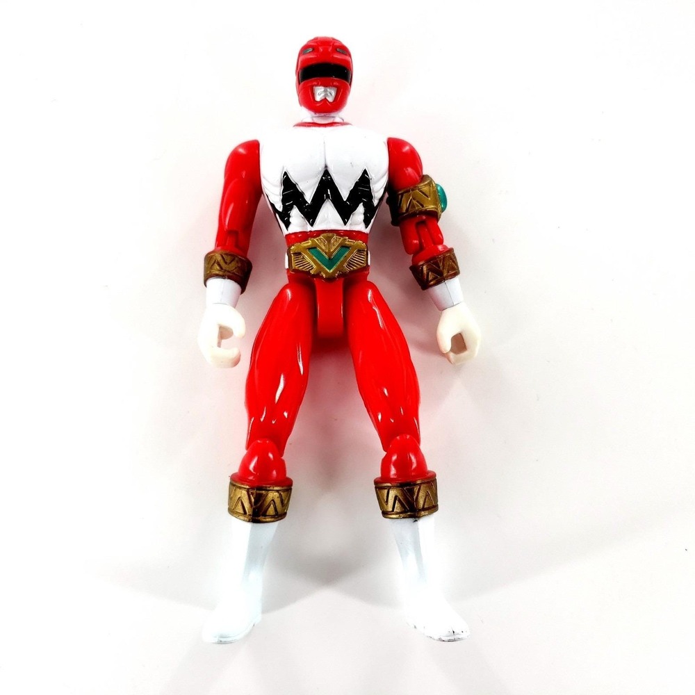 Power Rangers Lost Galaxy Red Galactic Speeder w/ Ranger Figure No Missiles - Picture 9 of 10